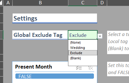 Global Exclude Tag